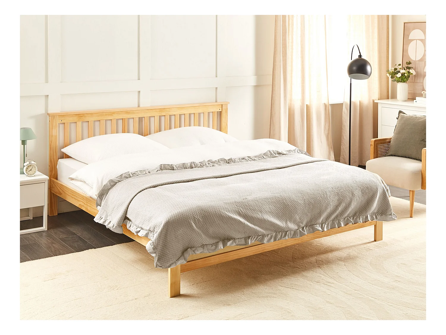 Couvre-lits HATTON Coton 220 x 240 cm Taupe