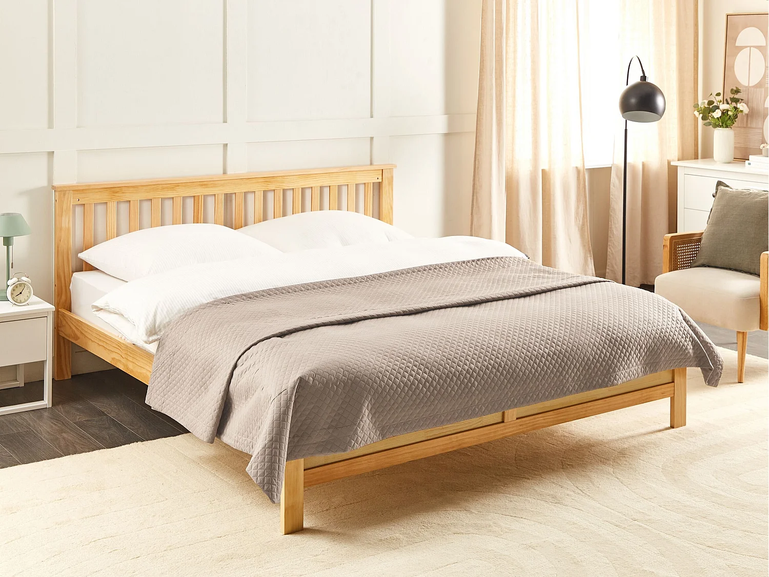 Couvre-lits NAPE 220 x 240 cm Taupe