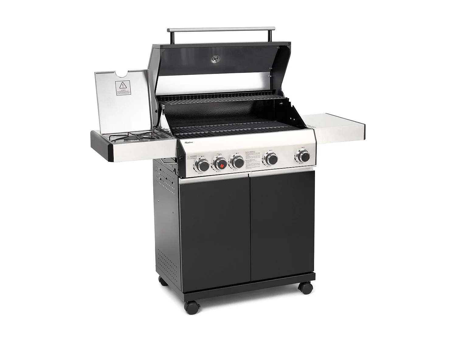 GASGRILL BLACK 4+1 4 Brenner