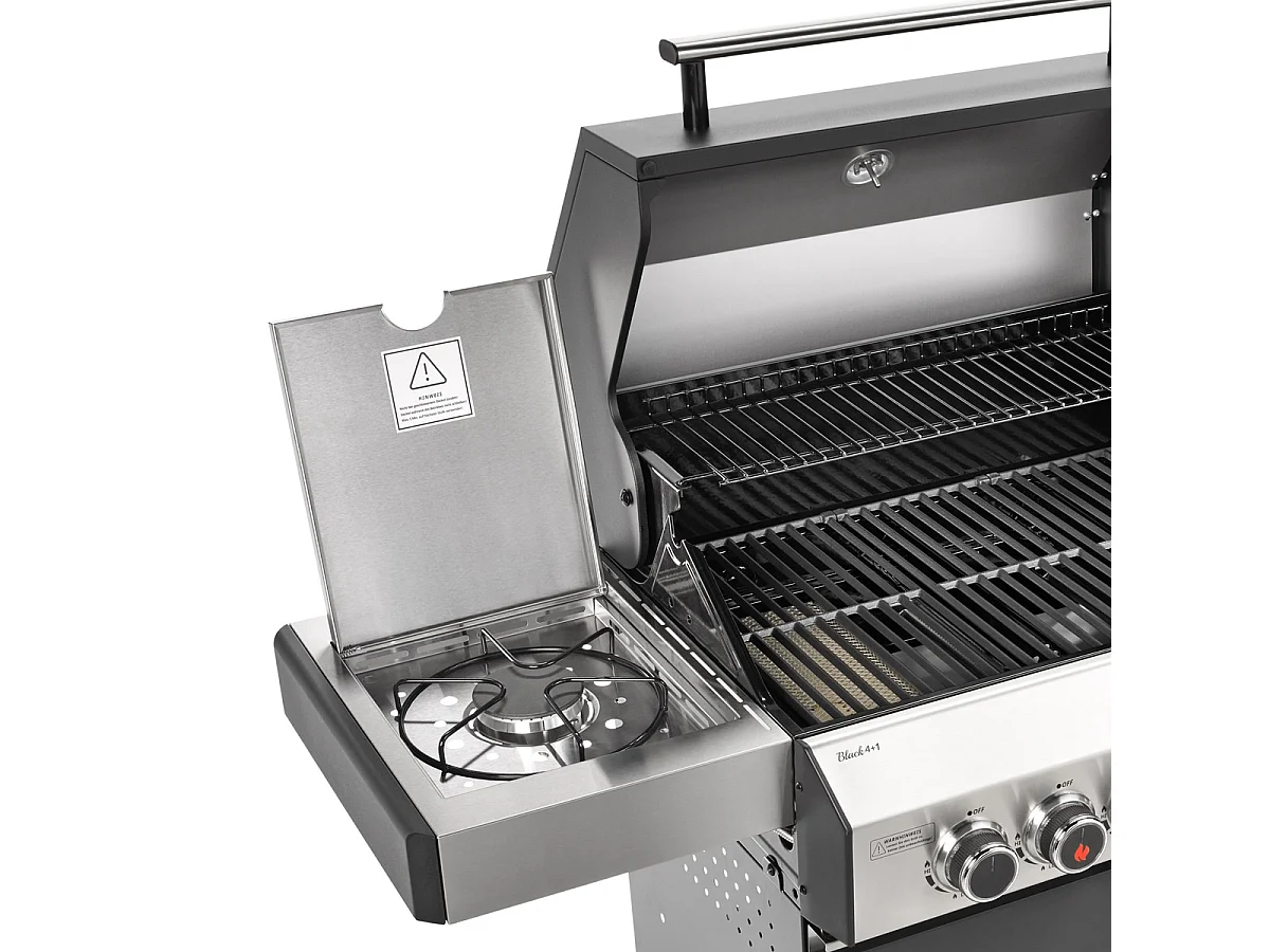 GASGRILL BLACK 4+1 4 Brenner