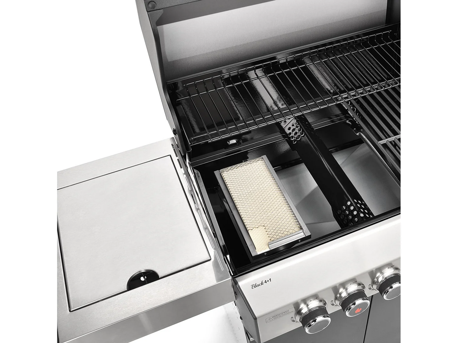 GASGRILL BLACK 4+1 4 Brenner