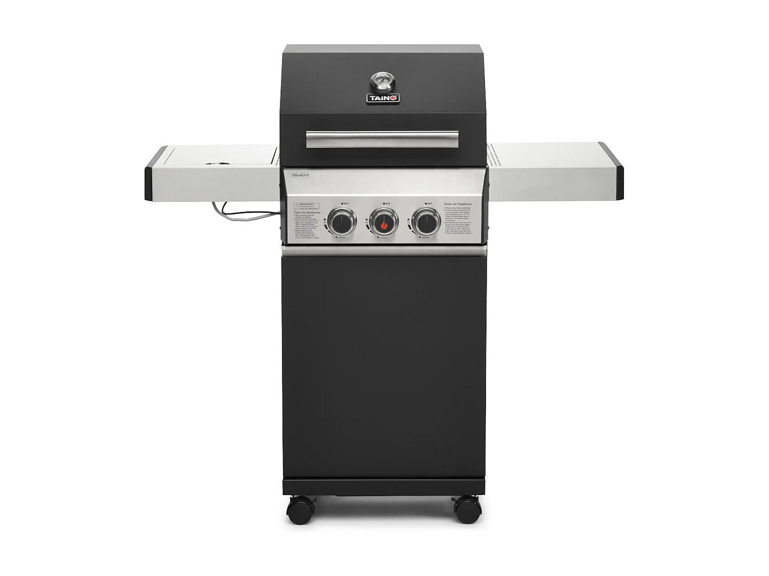 GASGRILL BLACK 2+1 2 Brenner