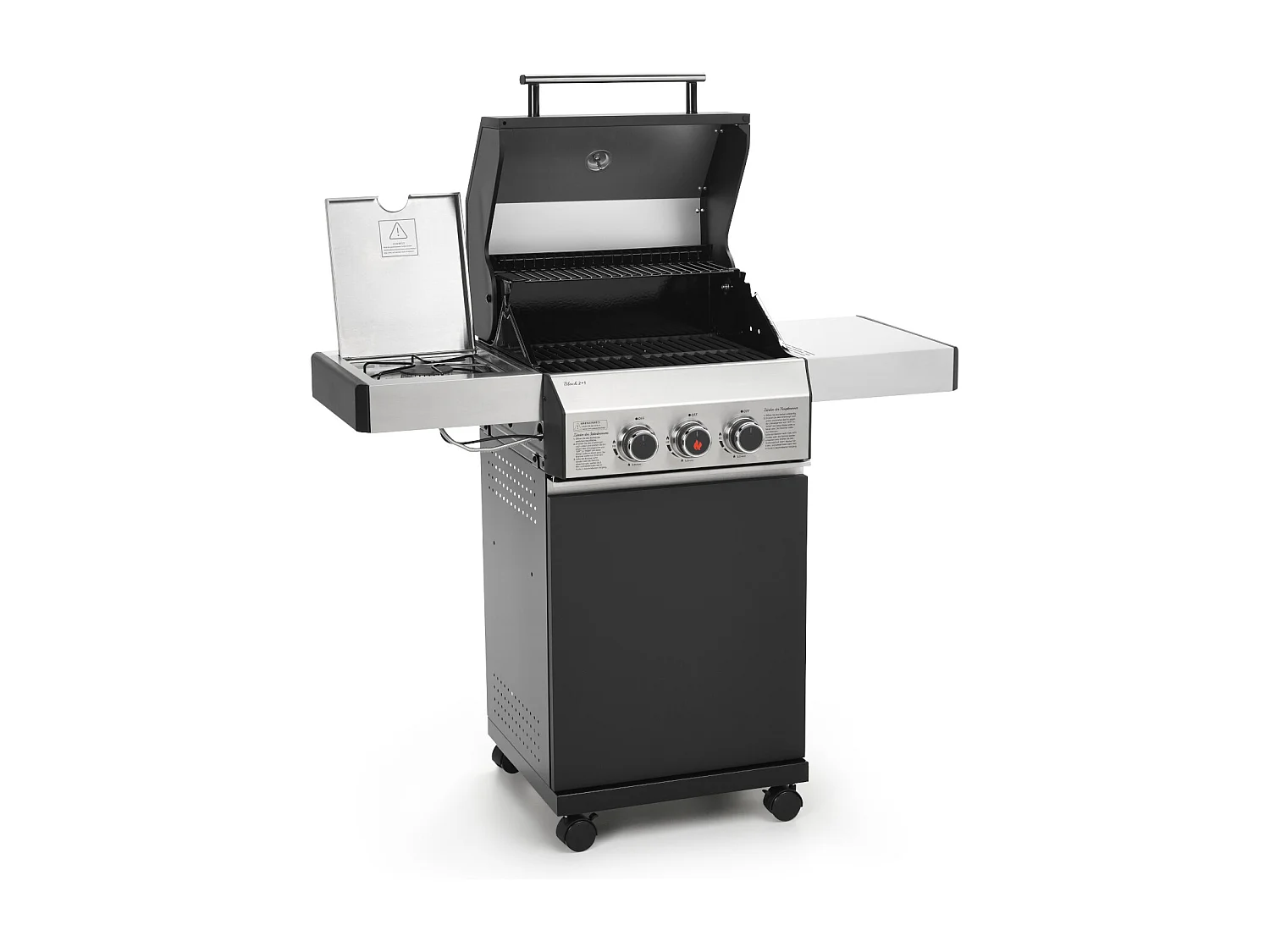 GASGRILL BLACK 2+1 2 Brenner