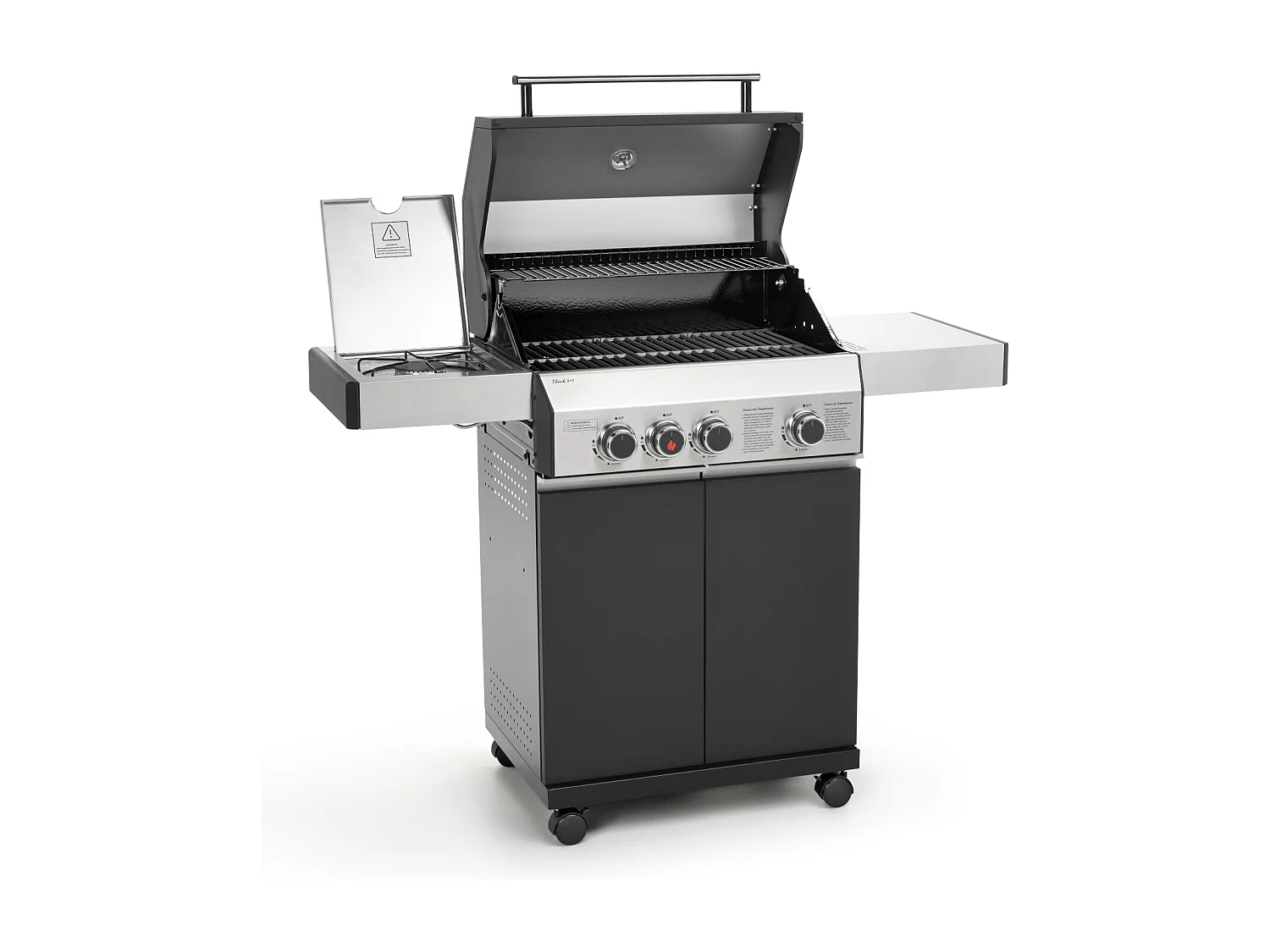 GASGRILL BLACK 3+1 3 Brenner