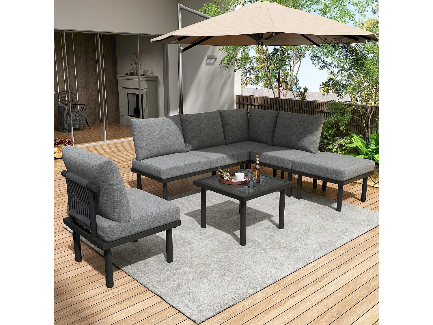 Cama acolchoada para adulto 180 x 1365 cm, sem cabeceira, com faixa LED (monocromática), base com suspensão hidráulica, bege.