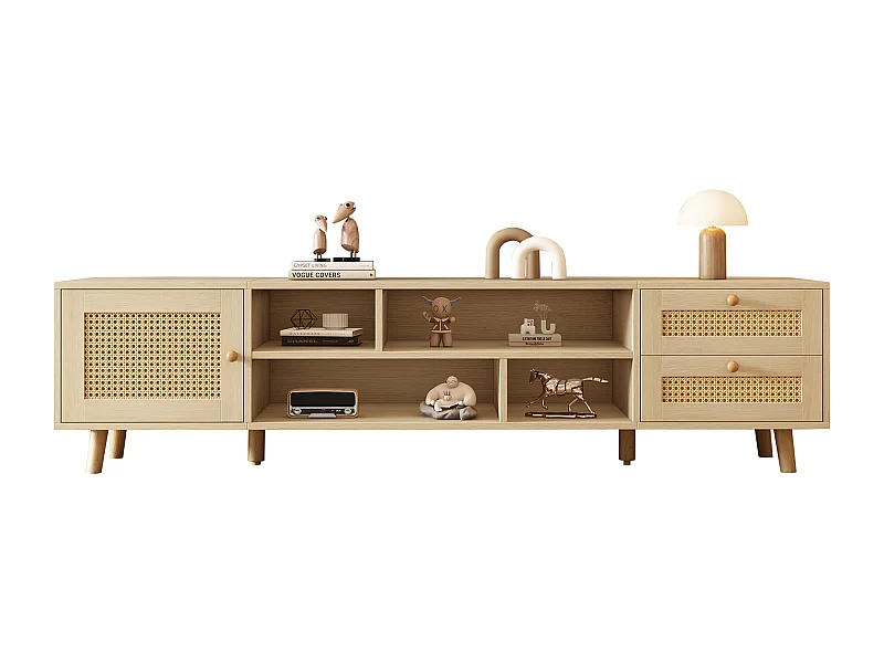 Cama acolchoada para adulto 180 x 354 cm, sem cabeceira, com faixa LED (monocromática), base com suspensão hidráulica, bege.