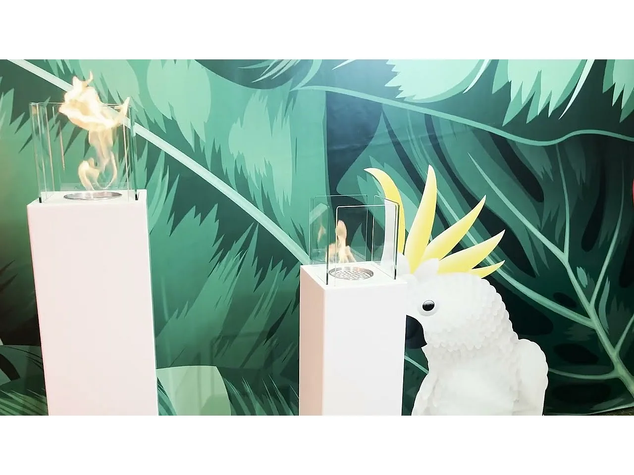 Chimenea de jardín Capri 110 Óxido - Biochimenea para exteriores