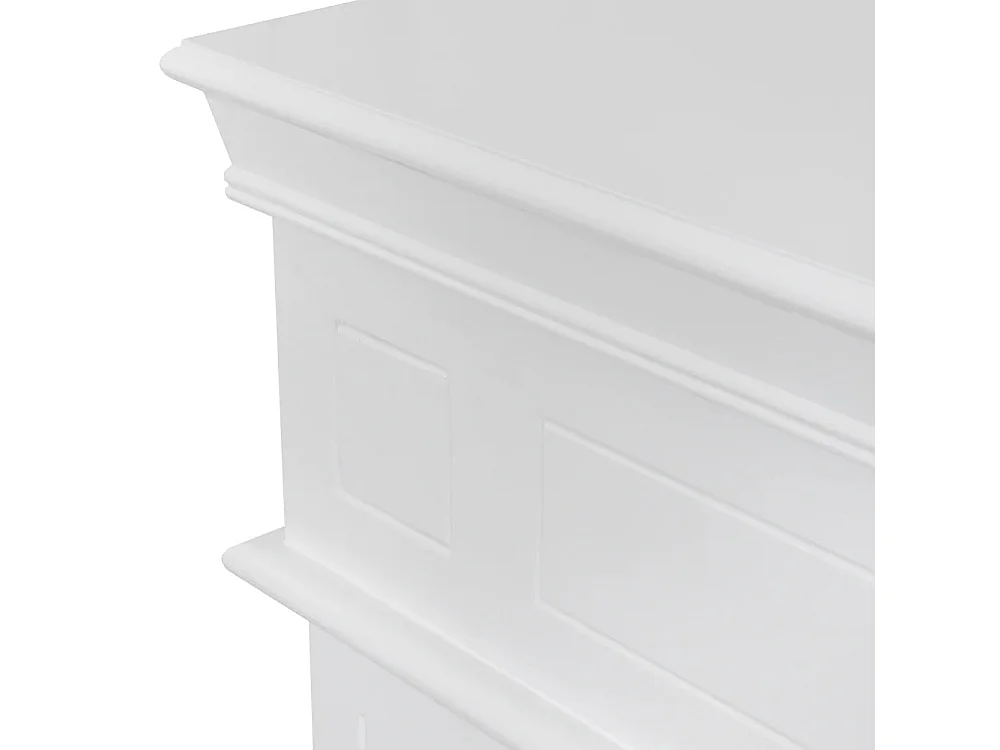 Cheminée bioéthanol Cheminée bio au sol Cambridge en bois blanc 110x37xh.102 cm