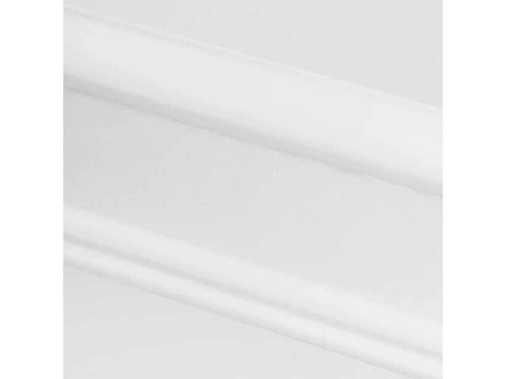 Cambridge bioethanolpejs, gulvstående, i hvidt træ, 110 x 37 x 102 cm.