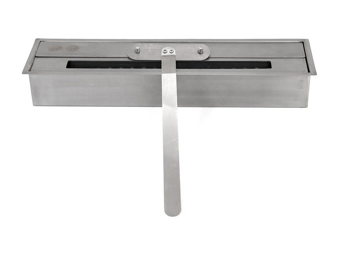 Cheminée d'angle au bioéthanol Cheminée d'angle au sol biocheminée FORD Marron L110 x P63 x H102