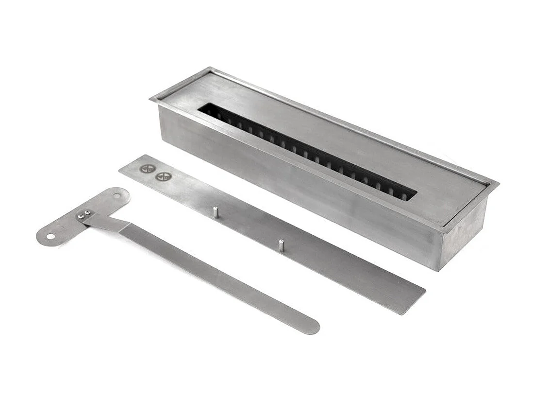 Camino a bioetanolo angolare biocamino da terra ad angolo FORD Marrone L110 x P63 x H102