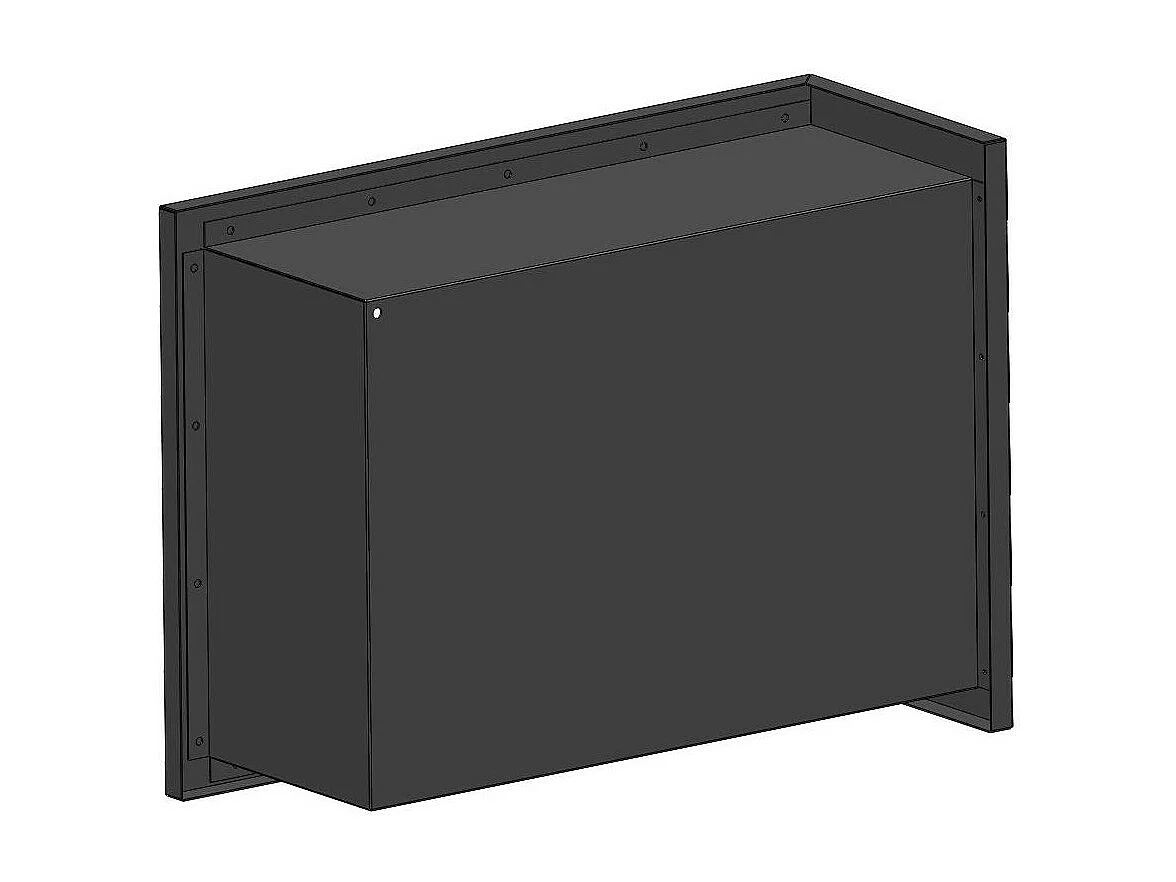 Chimenea de bioetanol empotrada SimpleFire Corner 600 Left con vidrio