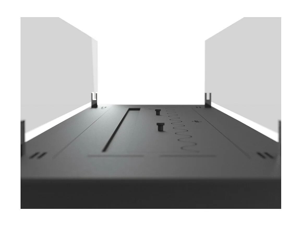 Brûleur insert bioéthanol 100cm en inox noir, à encastrer ou à poser, 3 litres avec verres inclus