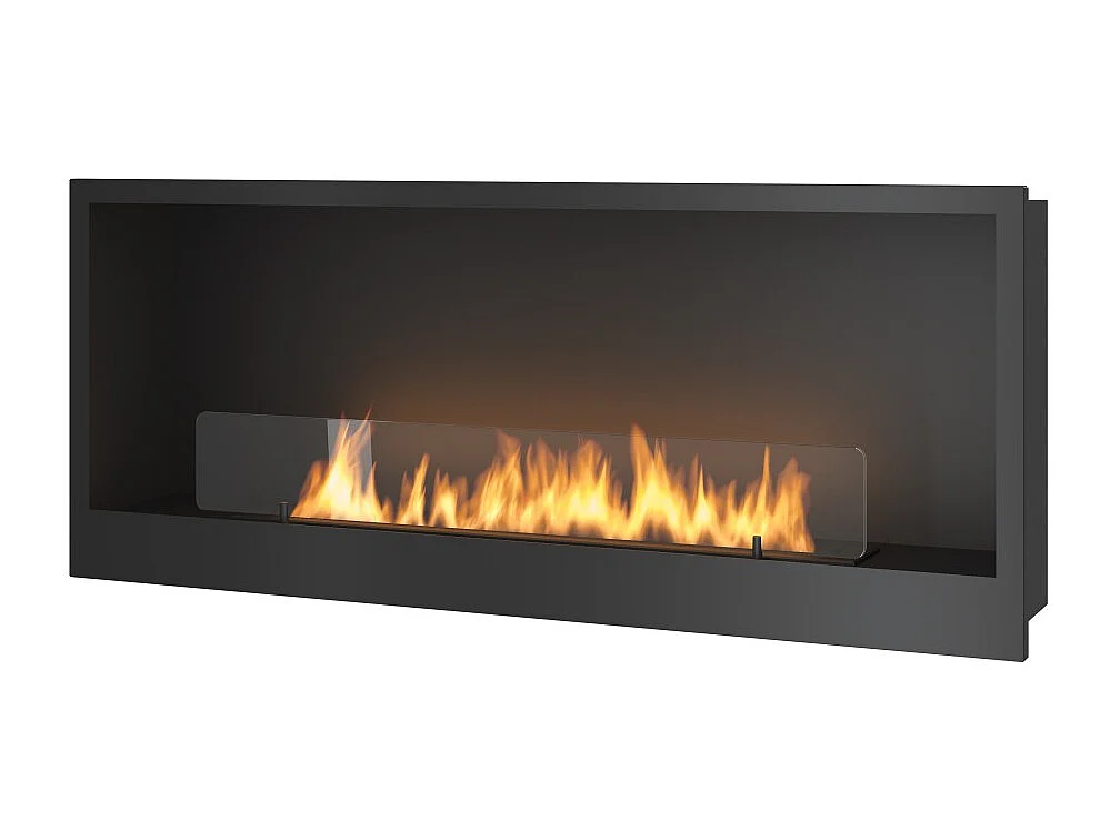 INSIDE 1200 Infire eingebauter Bioethanol-Kamin mit Glas