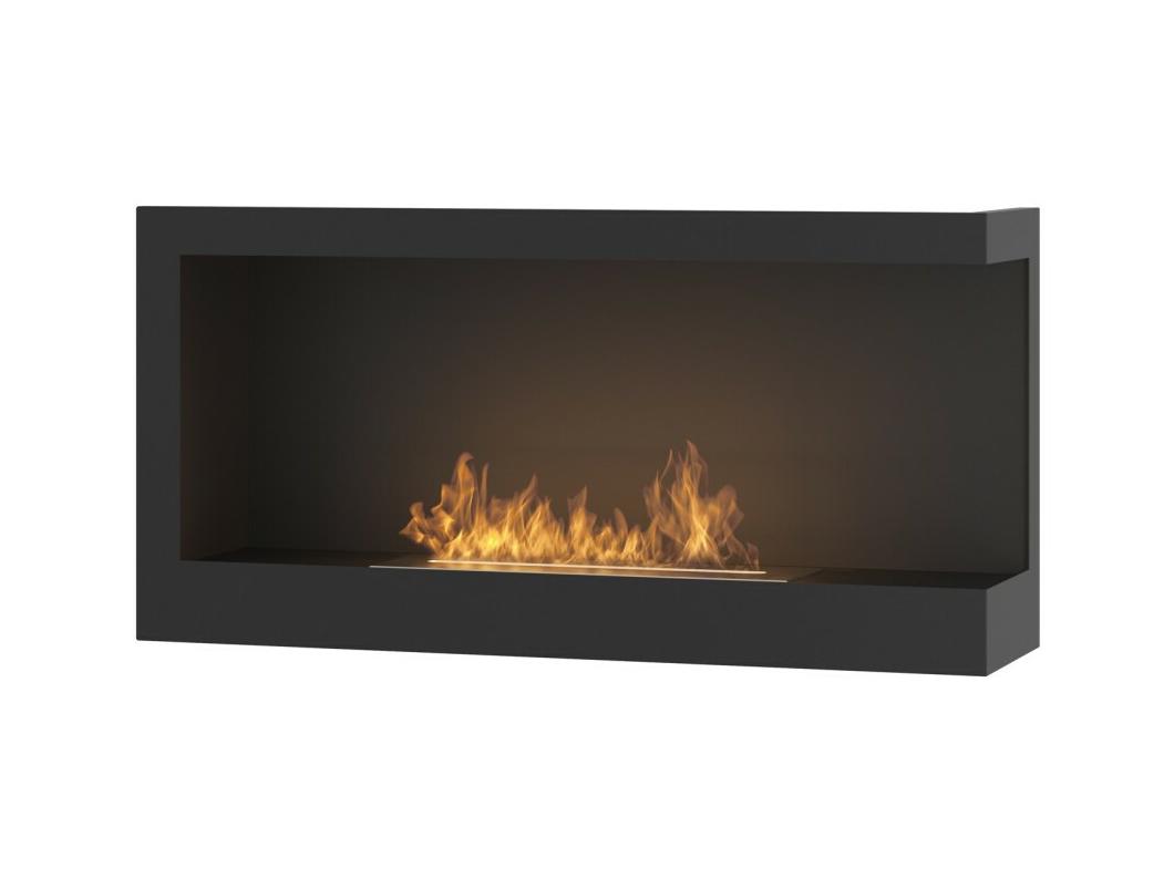 Chimenea de bioetanol empotrada SimpleFire Corner 900 Right con cristal