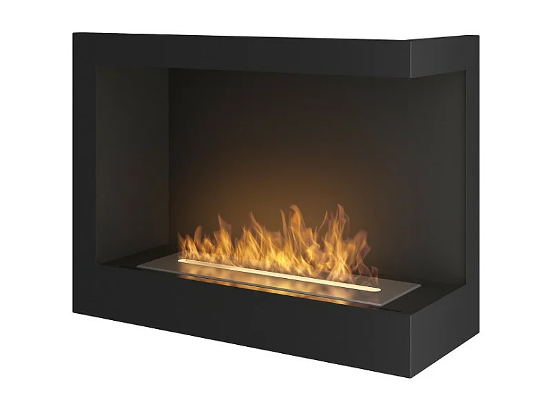 Kominek bioetanolowy Corner 600 Right SimpleFire do zabudowy ze szkłem