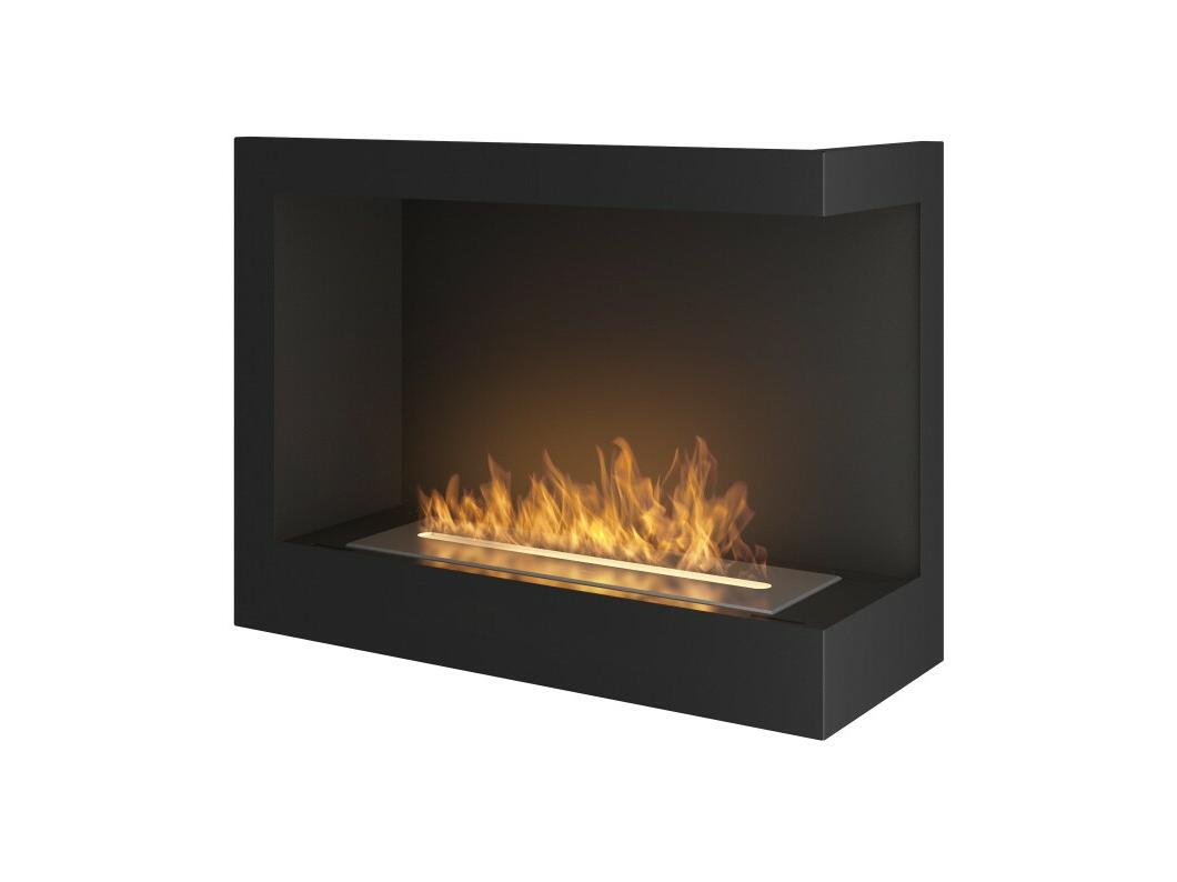Chimenea de bioetanol empotrada SimpleFire Corner 600 Right con cristal