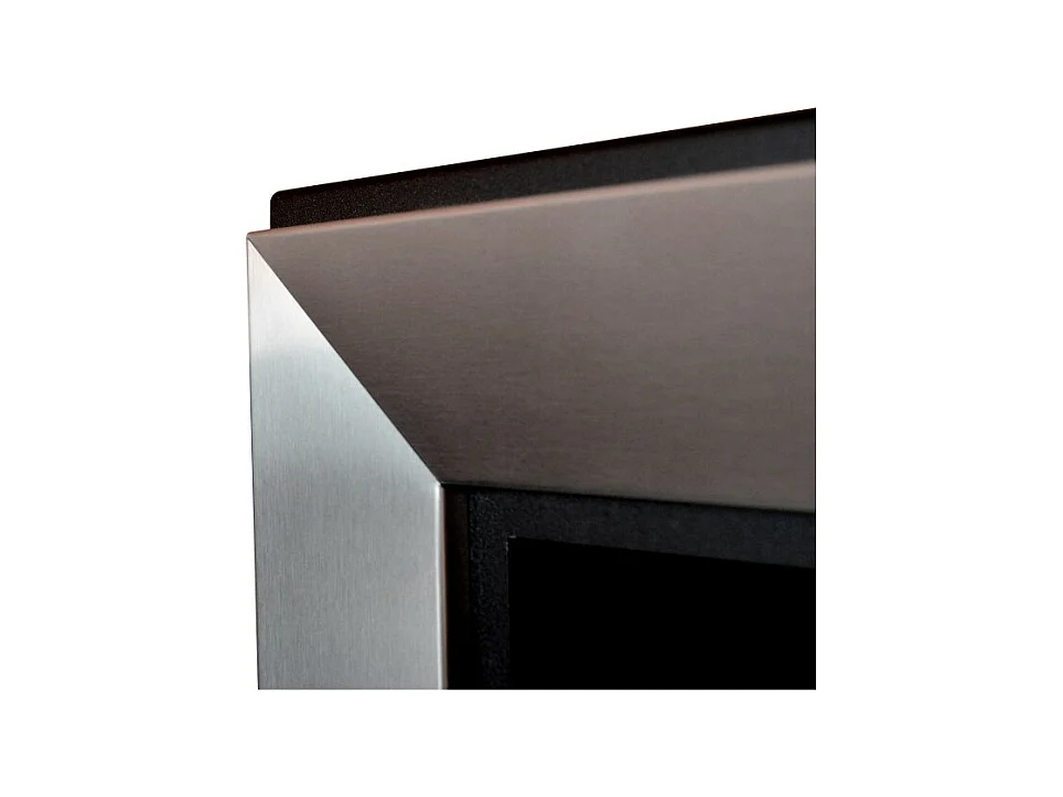 Cheminée au bioéthanol encastrable Frame 1200 SimpleFire avec verre noir