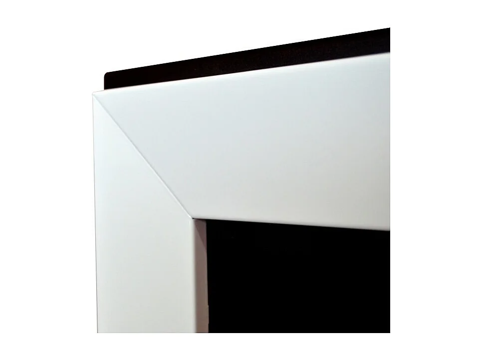 Cheminée au bioéthanol encastrable Frame 1200 SimpleFire avec verre noir