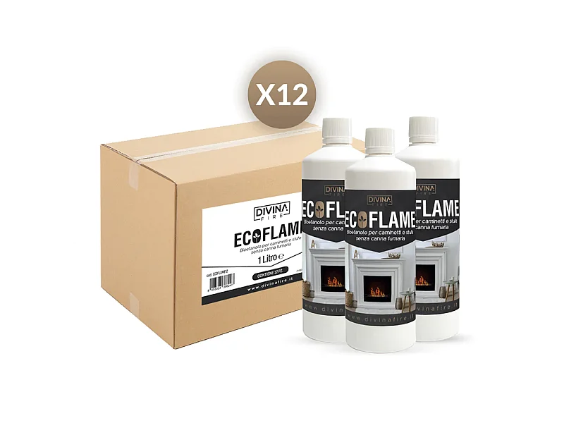 Bioetanol combustível líquido inodoro e incolor embalagem de 12lt para biolareiras