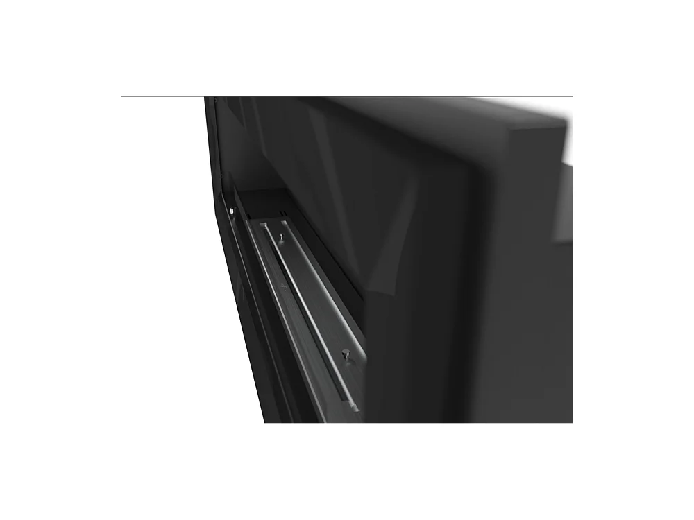 Chimenea de bioetanol empotrada Frame 1500 SimpleFire con cristal negro