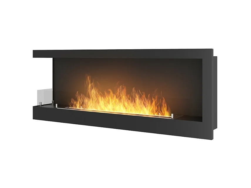Corner 1200 Links SimpleFire inbouw bio-ethanolhaard met glas