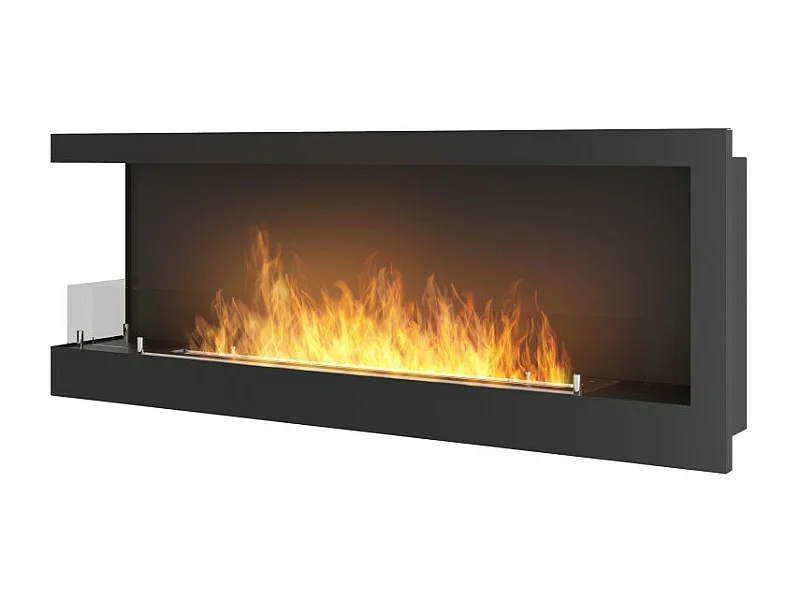 Narożnik 1200 Lewy SimpleFire Wbudowany Biokominek ze szkłem