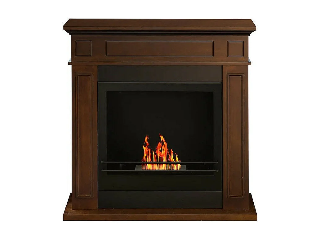 Bioethanol-Kaminboden Bio-Kamin JEFFERSON Brown L 89,5 x H90,5 x P28 cm