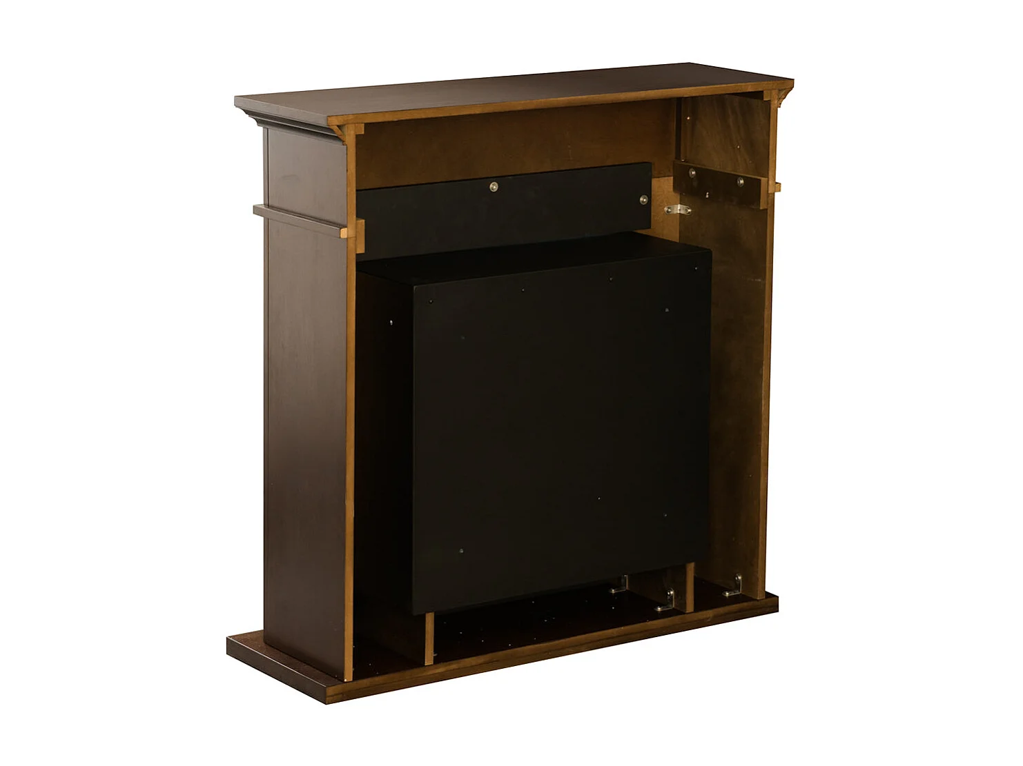 Bioethanol-Kaminboden Bio-Kamin JEFFERSON Brown L 89,5 x H90,5 x P28 cm