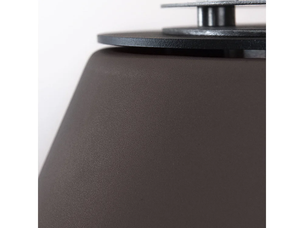 Brasero de jardin cheminée au bioéthanol pour intérieur et extérieur STROMBOLI Tortora d.60xh56