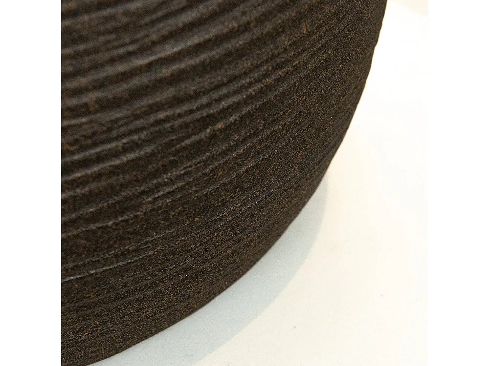 Brasero de jardin cheminée au bioéthanol pour intérieur et extérieur RAFFAELLO Terra Brown d.35xh55