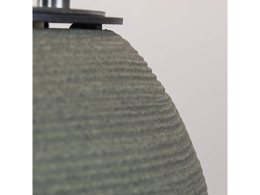 Chimenea de bioetanol brasero de suelo para jardín para interior y exterior BOTTICELLI Verde Salvia d.40 x h54