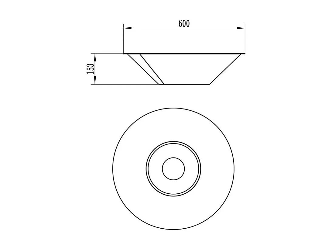 Camino a bioetanolo braciere da giardino tondo per esterno SANTORINI Nero d.60