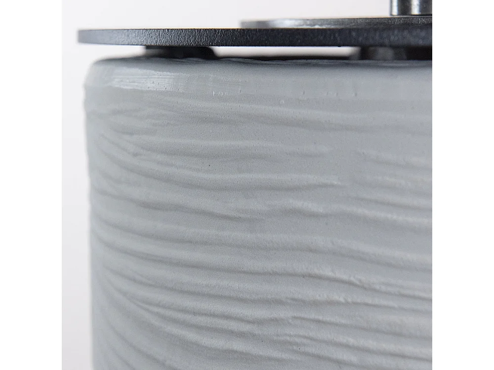 Chimenea de bioetanol para suelo de jardín, interior y exterior RAFFAELLO Blanco Perla d.35 x h55