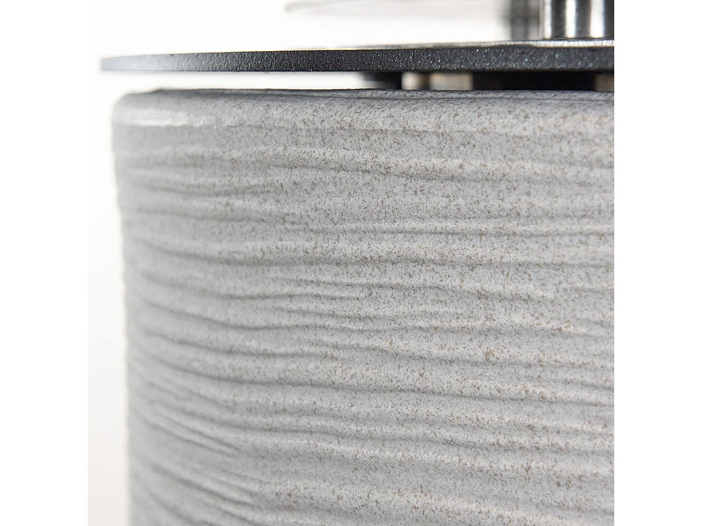 Brasero de jardin cheminée au bioéthanol pour intérieur et extérieur RAFFAELLO Corda Beige d.35 x h55