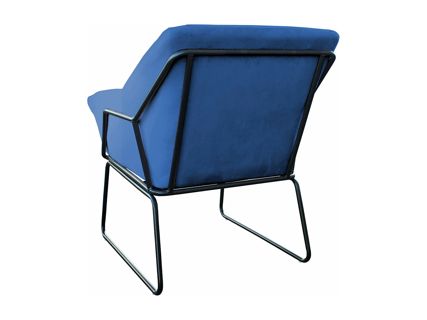 LOUNGESESSEL JOSIE Samtbezug Blau