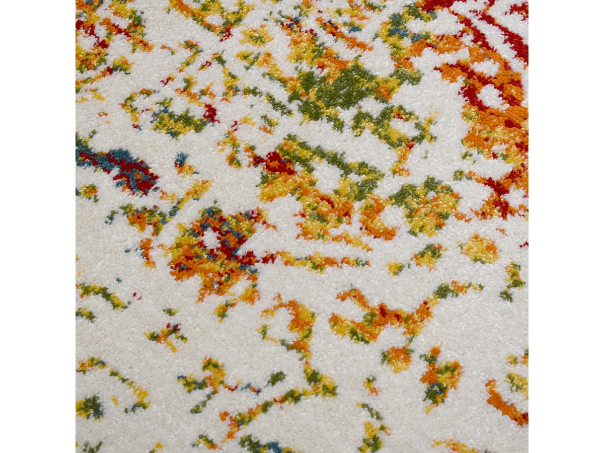 Tappeto orientale 120x170 rettangolo multicolore tessuto motivo ancestrale DESTRUCT 2