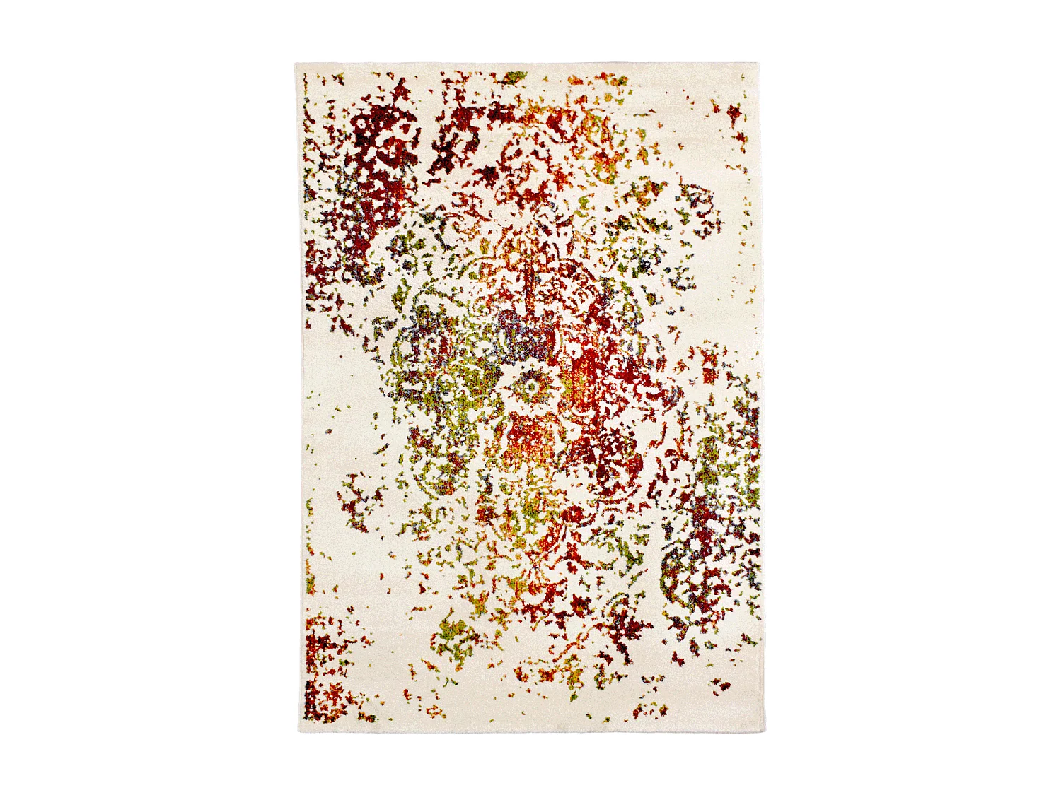 Tappeto orientale 120x170 rettangolo multicolore tessuto motivo ancestrale DESTRUCT 2