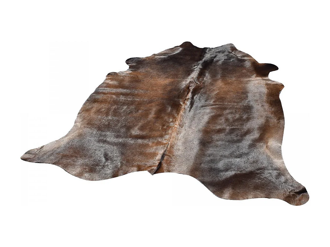 Tappeto in pelle di vacchetta 180x200 Kilm fatto a mano marrone