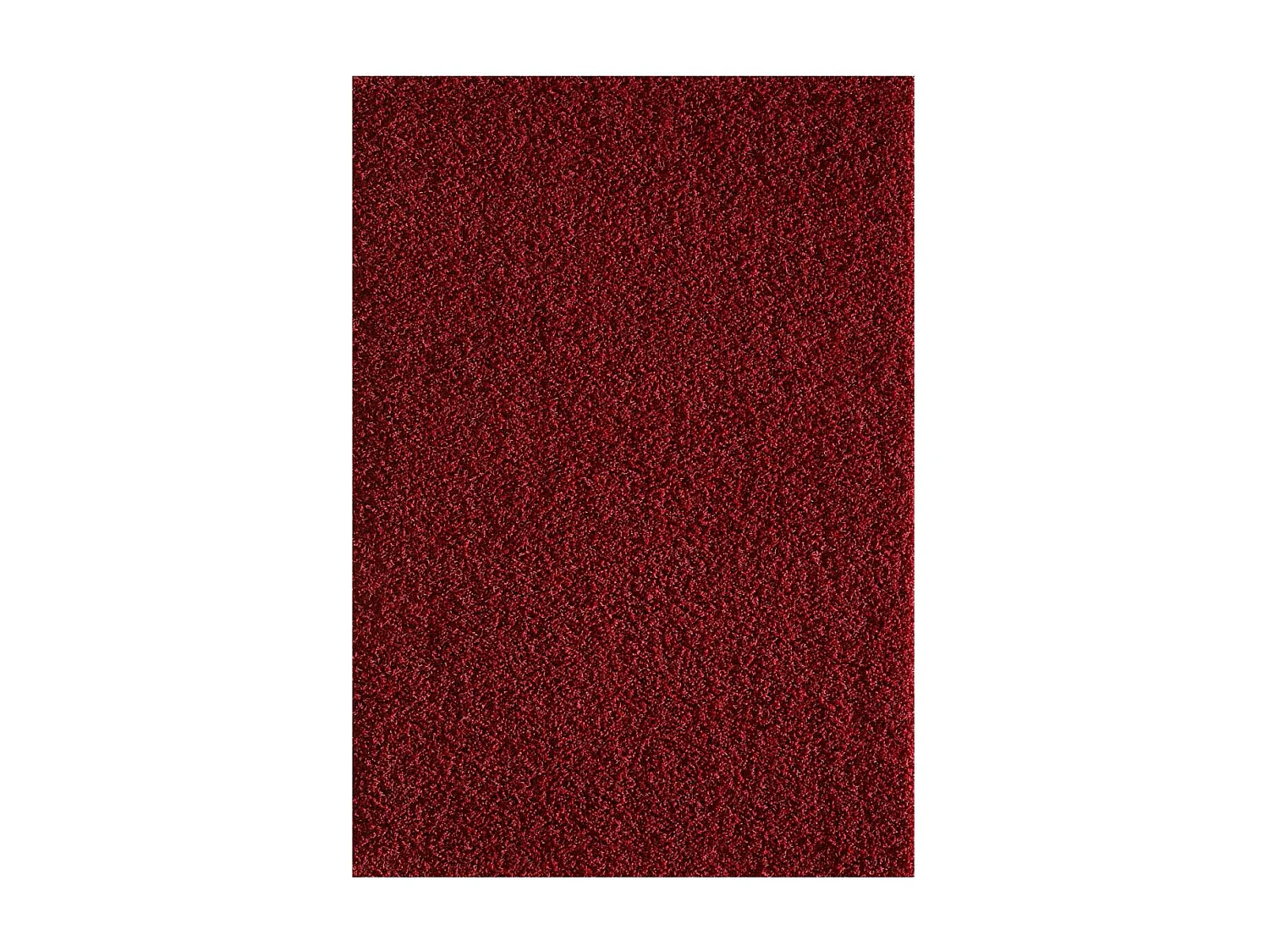 Tappeto Shaggy 120x170 rettangolo intrecciato rosso fantasia unita SG LOCA