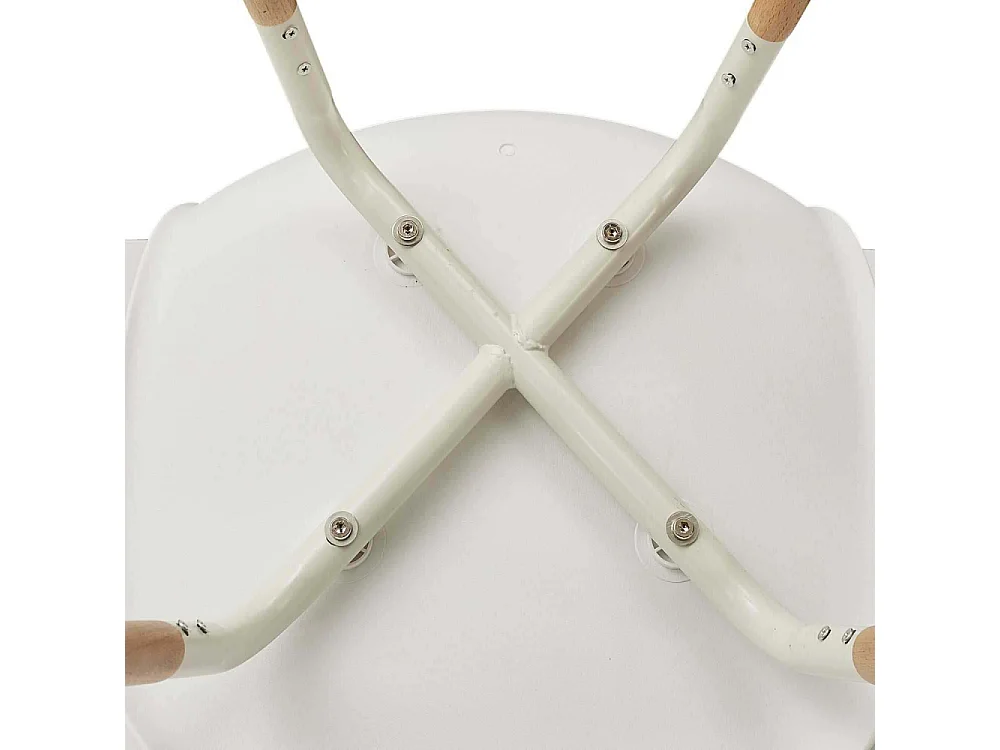 Chaise scandinave pieds métal et bois de hêtre Phenix (Lot de 4)