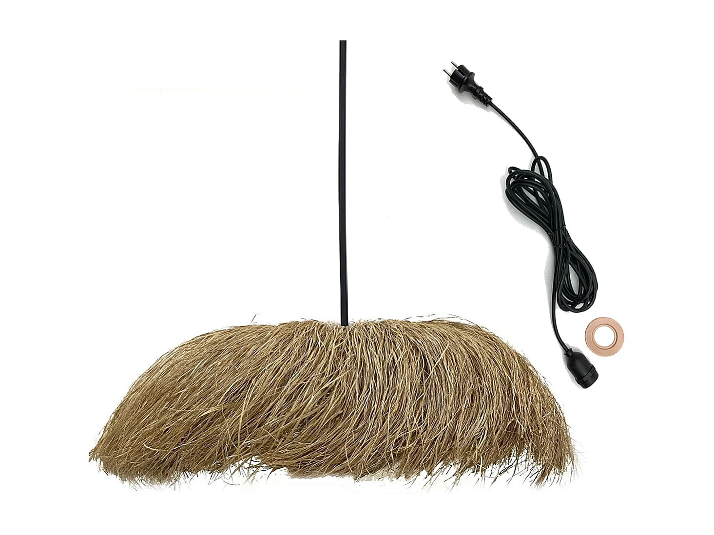 Suspension d'extérieur HAVANA Beige Jute H22 cm