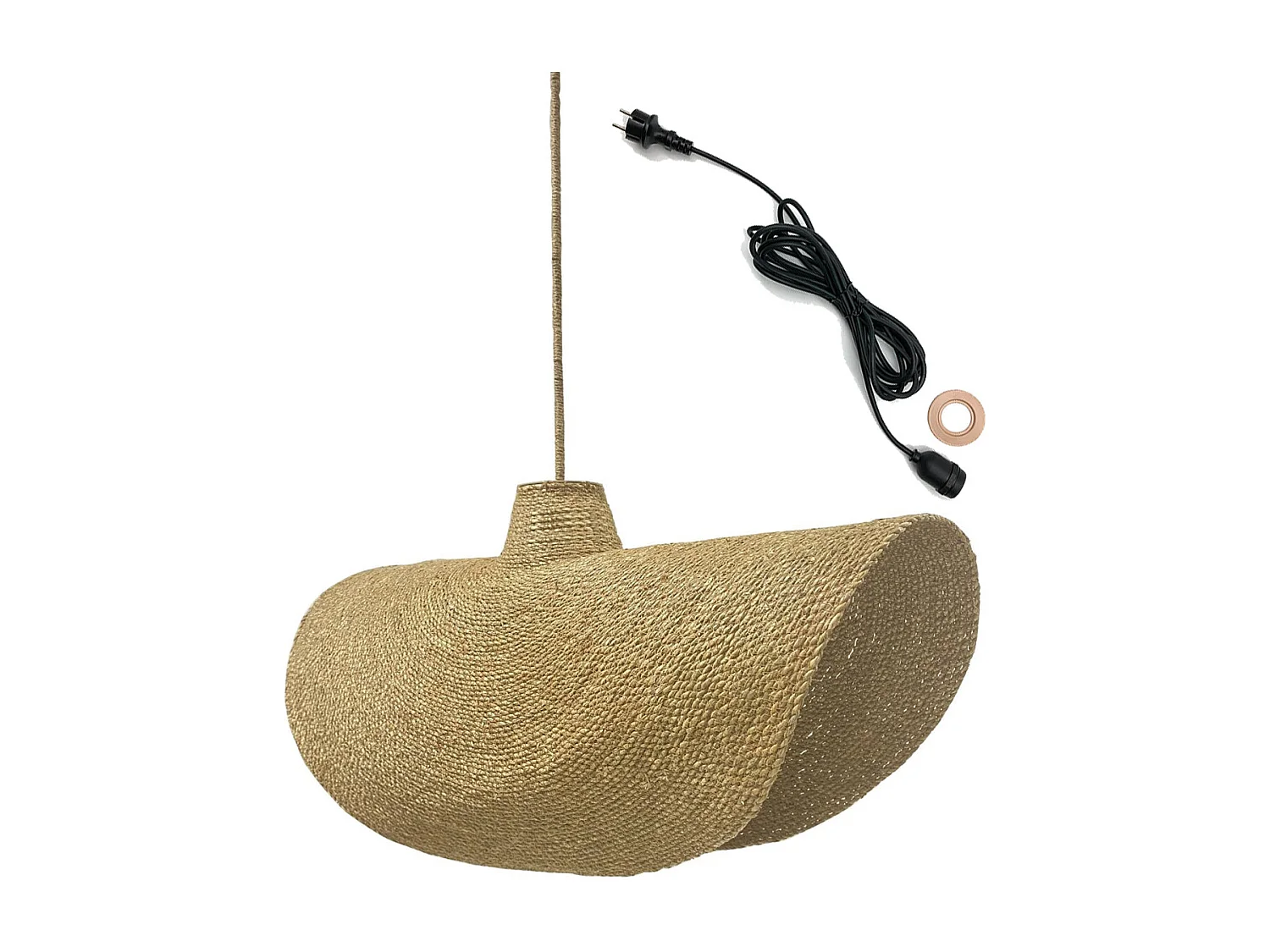 Suspension d'extérieur KLEIA Beige Jute H30cm