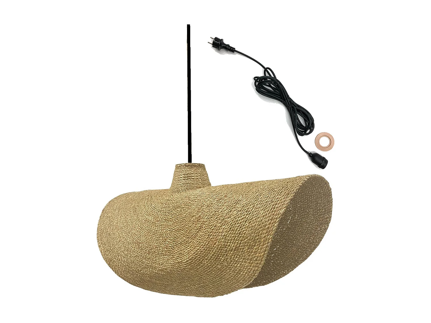 Suspension d'extérieur KLEIA Beige Jute H30cm