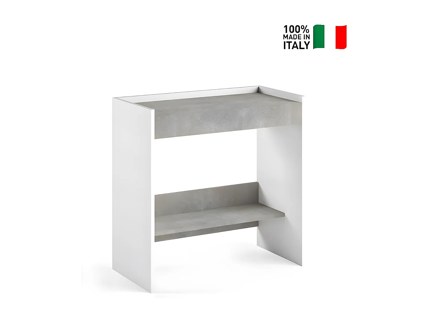 Scrivania studio 80x40 lavoro con cassetto design moderno Beatrice