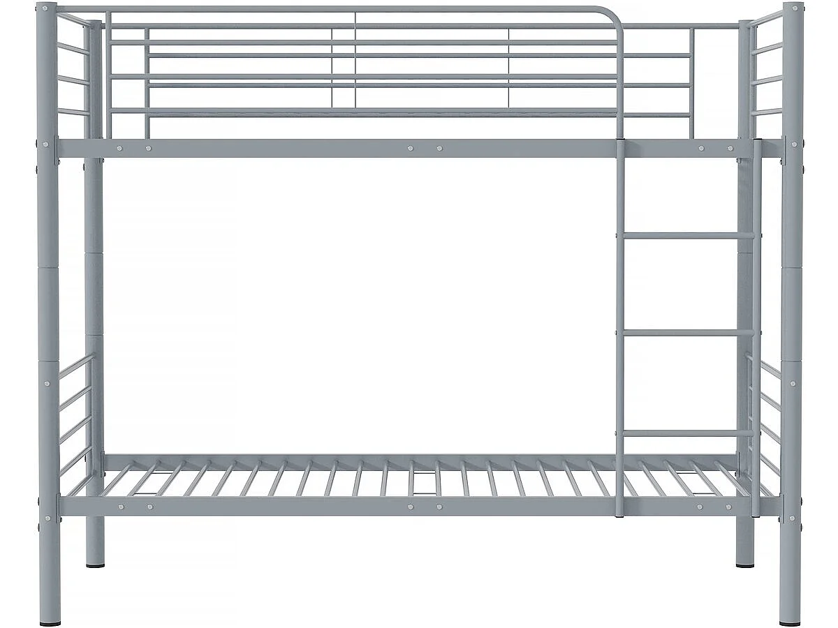 Litera <<Adam>> -  90 x 190 cm - Metal - Gris