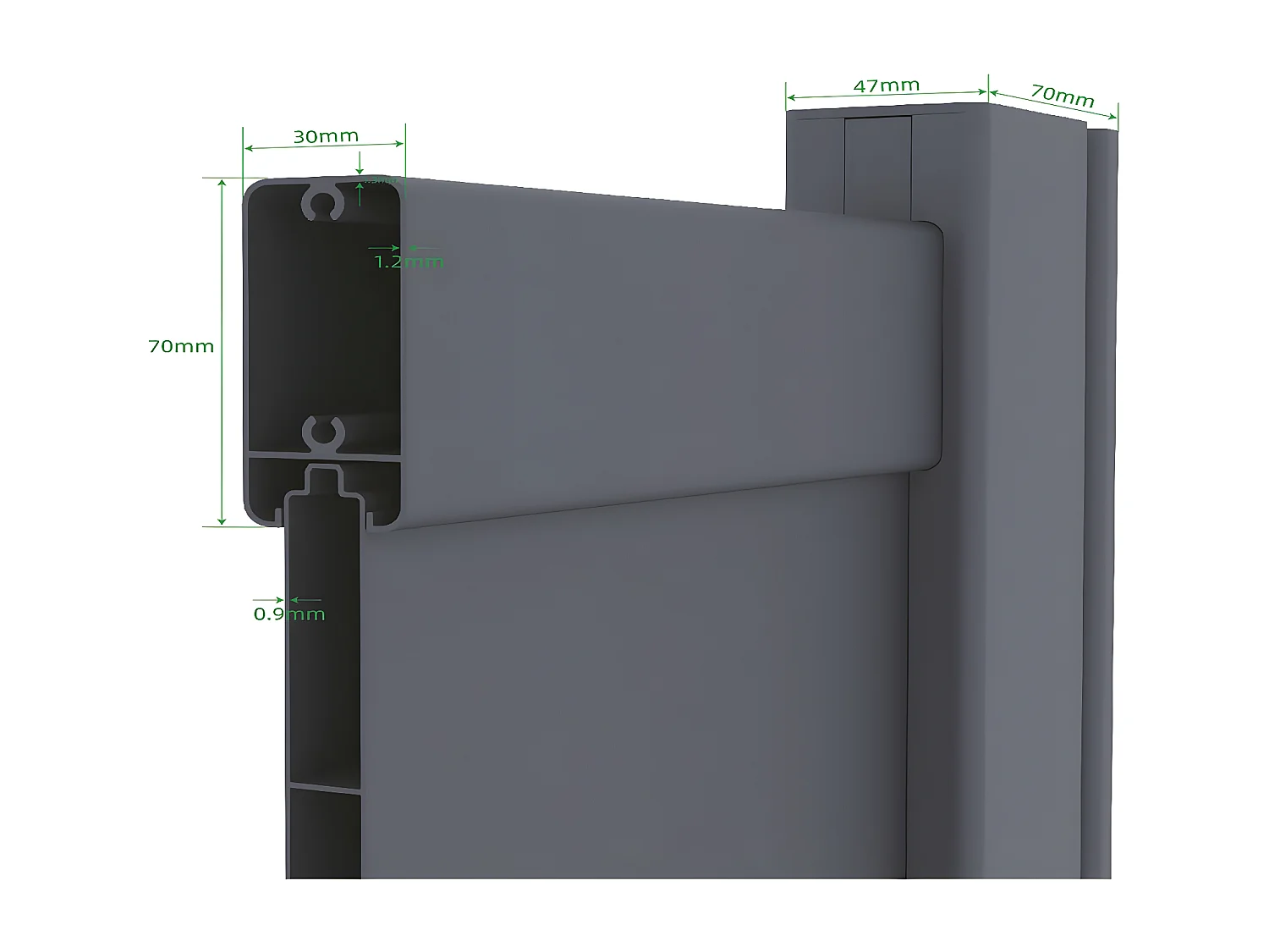 Pack cancela + puerta peatonal "Marc" - Gris