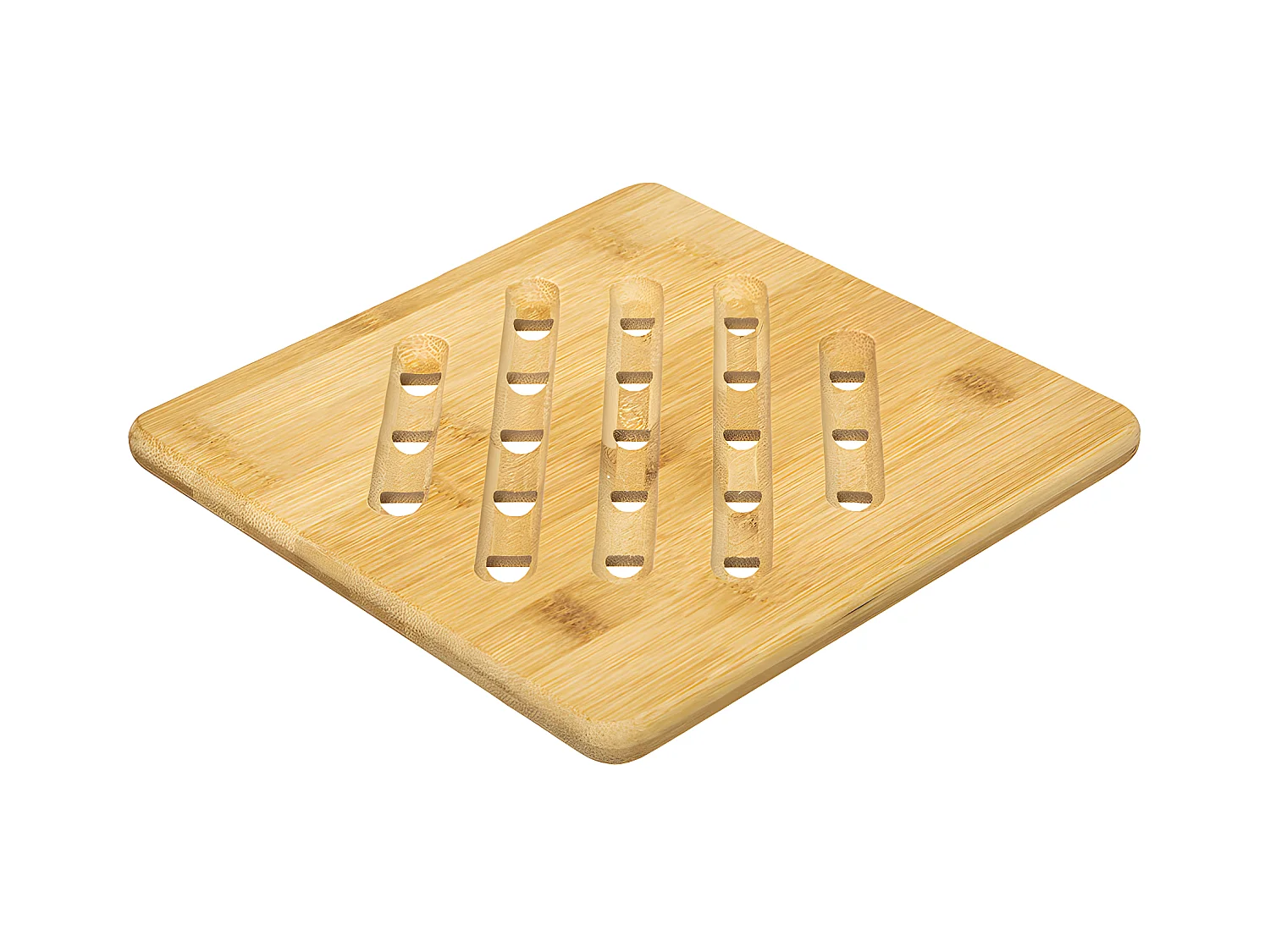 Dessous de Plat Carré "Bambou" 20cm Naturel