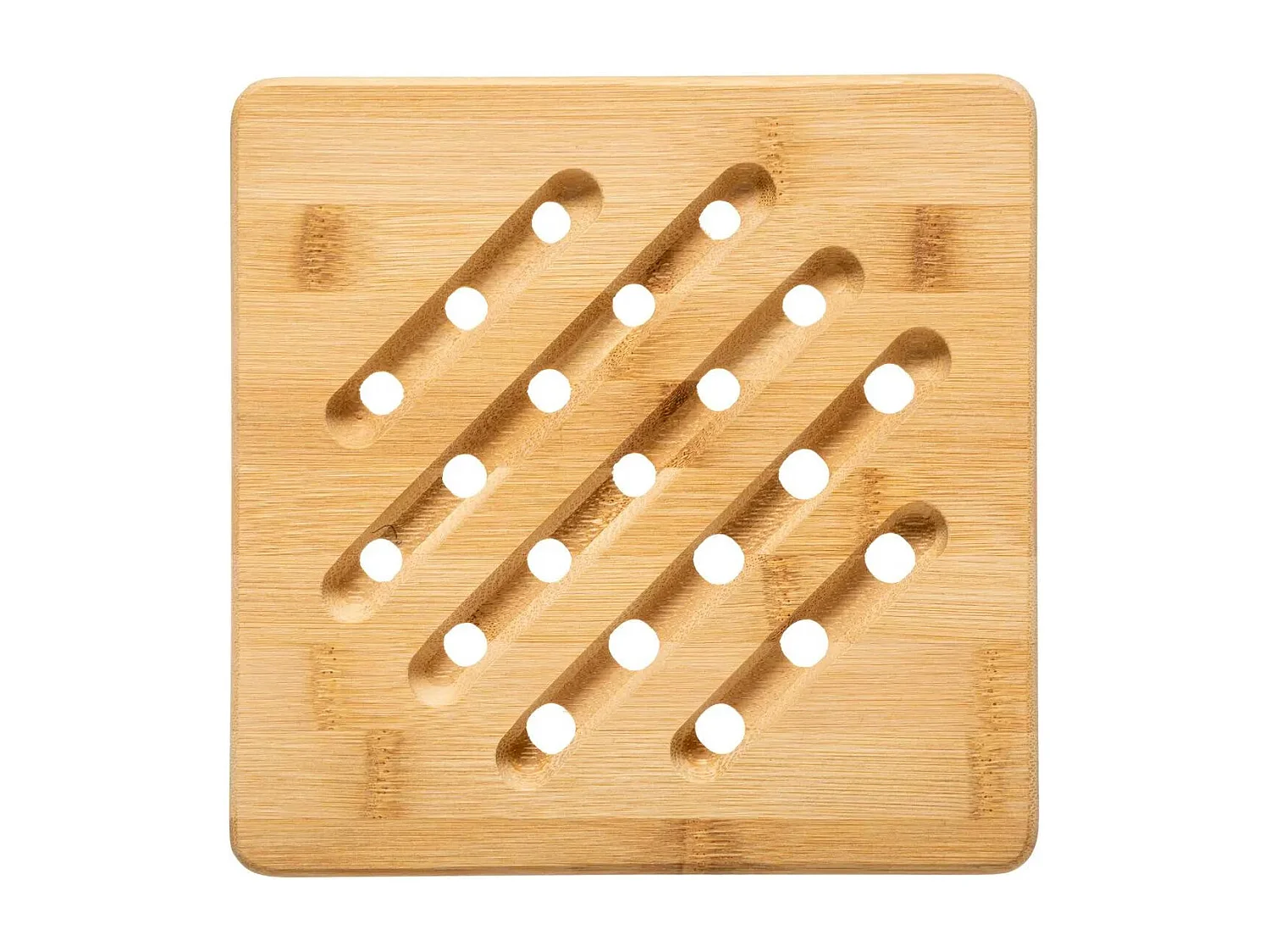 Dessous de Plat Carré "Bambou" 20cm Naturel