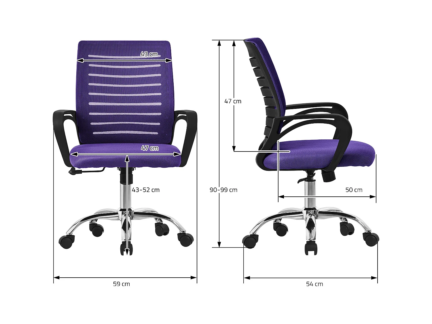 Sedia da ufficio Sedia ergonomica da scrivania Sedia per computer Sedia girevole